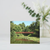 Brug bij Centennial Lake in Ellicott City (Staand voorkant)
