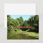 Brug bij Centennial Lake in Ellicott City (Voorkant / Achterkant)