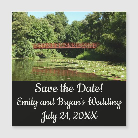 Brug bij Centennial Lake in Ellicott City (Voorkant)
