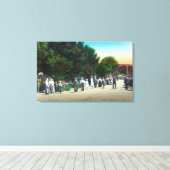 Brug bij El Verano Villa Canvas Afdruk (Insitu (Houten vloer))