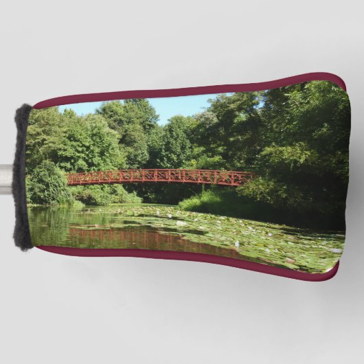 Brug bij het meer van het honderdjarig bestaan in  golfheadcover (Voorkant)