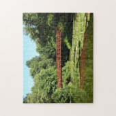 Brug bij het meer van het honderdjarig bestaan in  legpuzzel (Verticaal)