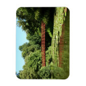 Brug bij het meer van het honderdjarig bestaan in  magneet (Verticaal)