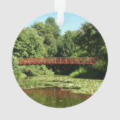 Brug bij het meer van het honderdjarig bestaan in  ornament (achterkant)