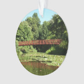 Brug bij het meer van het honderdjarig bestaan in  ornament (voorkant)