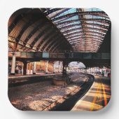 Brug bij het station papieren bordje (Voorkant)