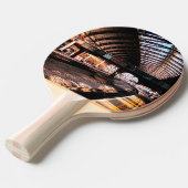 Brug bij het station tafeltennisbatje (Voorkant Gekanteld)