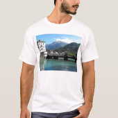 Brug bij Interlaken in Zwitserland T-shirt (Voorkant)