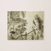 Brug bij Kanton, bord 30 van 'Schetsen van Chi' Legpuzzel (Horizontaal)