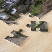 Brug bij Latourell Falls, Columbia River Gorge, Legpuzzel (Zijkant)