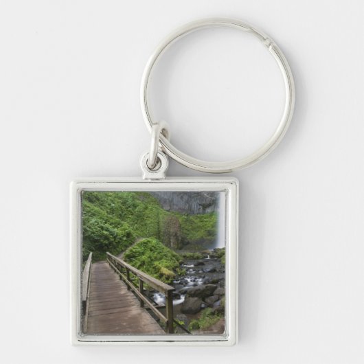 Brug bij Latourell Falls, Columbia River Gorge, Sleutelhanger (Voorkant)