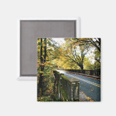 Brug bij Latourell-Herfsten, Oregon Magneet (Voorkant / Achterkant)