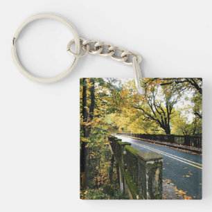 Brug bij Latourell-Herfsten, Oregon Sleutelhanger