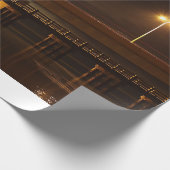 Brug bij nacht cadeaupapier (Hoek)