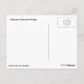 Brug bij Sunset Briefkaart (Achterkant)