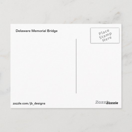 Brug bij Sunset Briefkaart (Achterkant)