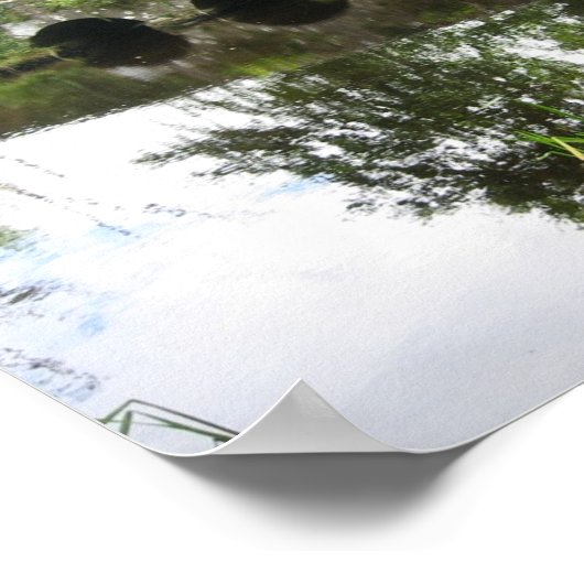 Brug bij Thoor Ballylee Poster (Hoek)