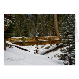 Brug bij Wuksachi-Kaarten