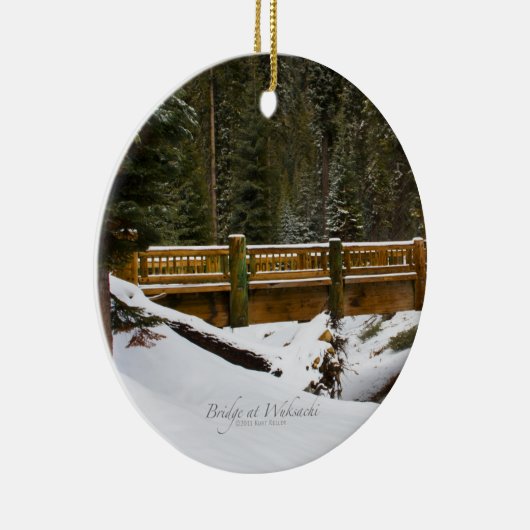 Brug bij Wuksachi Keramisch Ornament (Rechts)