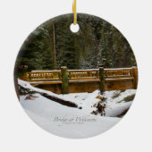 Brug bij Wuksachi Keramisch Ornament (Achterkant)