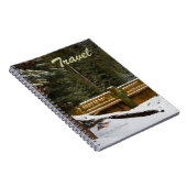 Brug bij Wuksachi Lodge Travel Notitieboek (Rechterzijde)