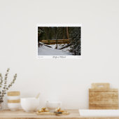 Brug bij Wuksachi-Prints Poster (Keuken)