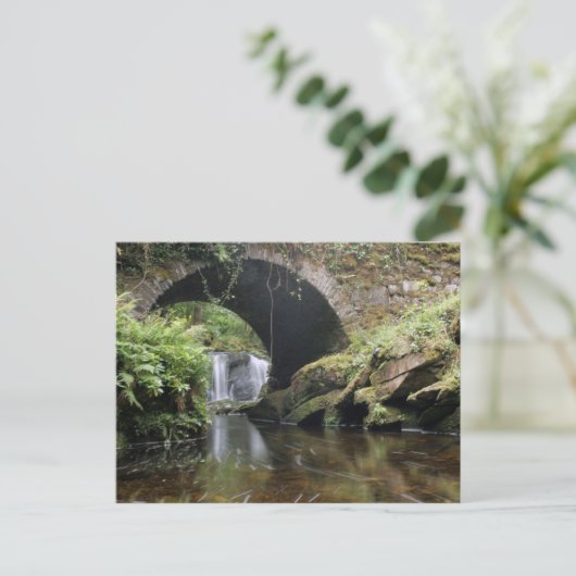 Brug boven de waterval van Torc Briefkaart (Staand voorkant)