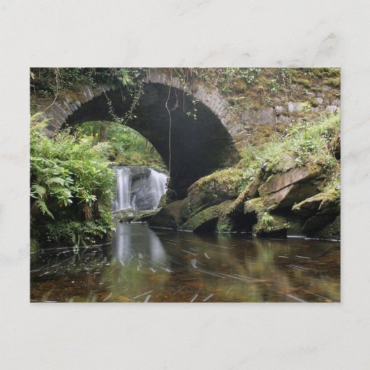 Brug boven de waterval van Torc Briefkaart (Voorkant)