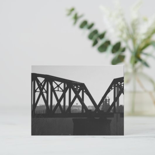 brug briefkaart (Staand voorkant)