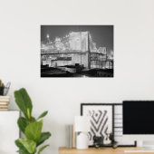 Brug Brooklyn Poster (Thuiskantoor)
