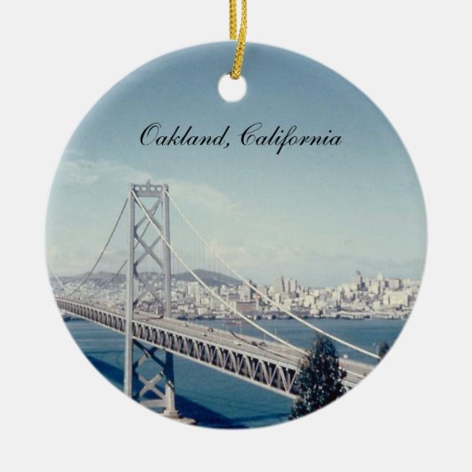 Brug Californië Keramisch Ornament (Voorkant)