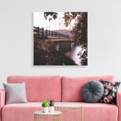 brug canvas afdruk (Insitu (Woonkamer))