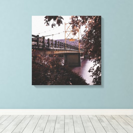 brug canvas afdruk (Insitu (Houten vloer))