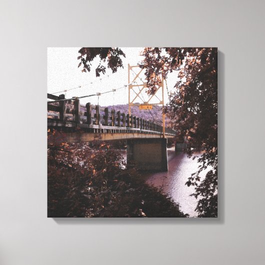 brug canvas afdruk (Voorkant)