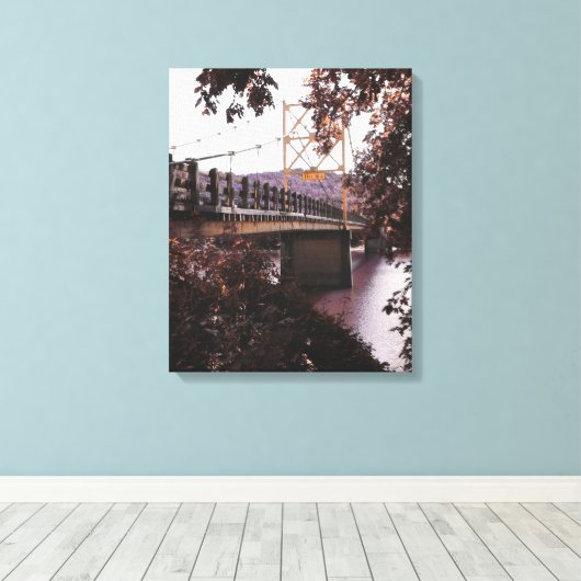 brug canvas afdruk (Insitu (Houten vloer))