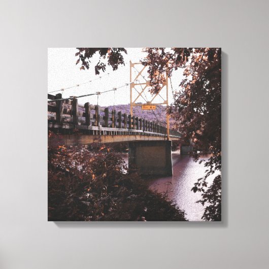 brug canvas afdruk (Voorkant)