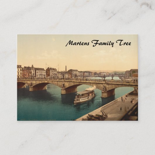 Brug der Arches, Luik, België Visitekaartje (Voorkant)