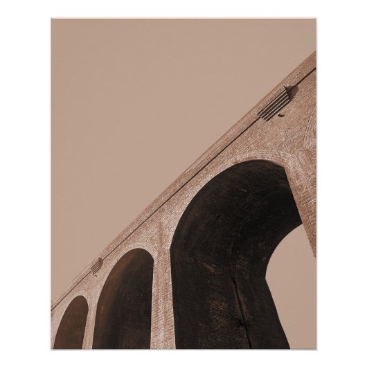 Brug der Hoogten - Mocha Mousse Perfect Poster (Voorkant)