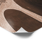 Brug der Hoogten - Mocha Mousse Perfect Poster (Hoek)