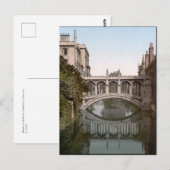 Brug der Zuchten in Cambridge, Engeland (1900) Briefkaart (Voorkant / Achterkant)