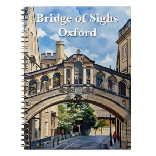 Brug der Zuchten in de Waterverf van Oxford Notitieboek
