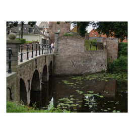 Brug, Dutch village Perfect Poster