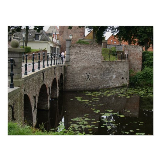 Brug, Dutch village  Perfect Poster (Voorkant)