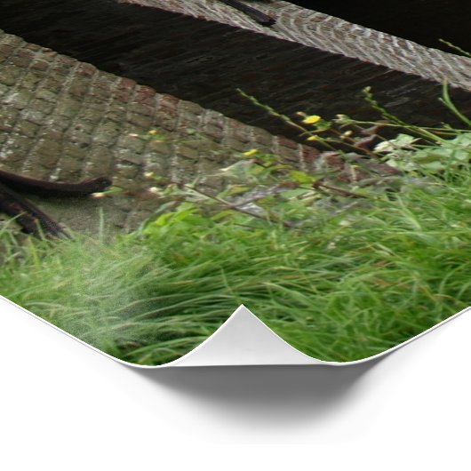 Brug, Dutch village  Perfect Poster (Hoek)