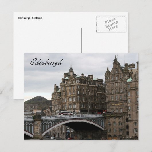 brug edinburgh briefkaart (Voorkant / Achterkant)