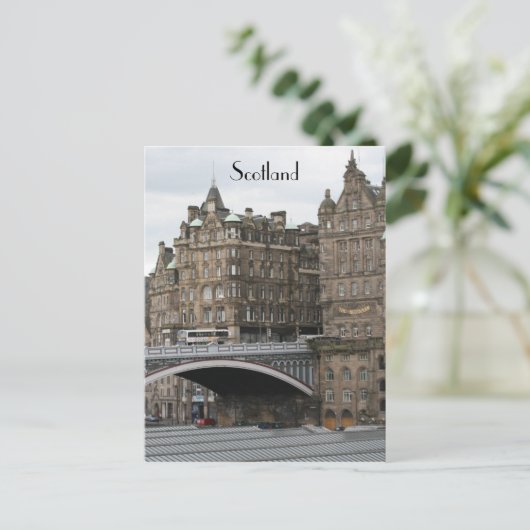 brug edinburgh - schotland briefkaart (Staand voorkant)