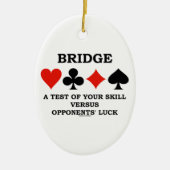 Brug een test van je vaardigheden tegenover tegens keramisch ornament (Voorkant)