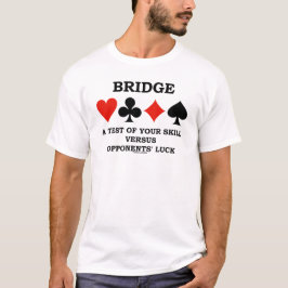Brug een test van je vaardigheden tegenover tegens t-shirt