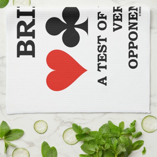 Brug een test van je vaardigheden tegenover tegens theedoek (Gevouwen)