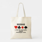 Brug een test van je vaardigheden tegenover tegens tote bag (Achterkant)